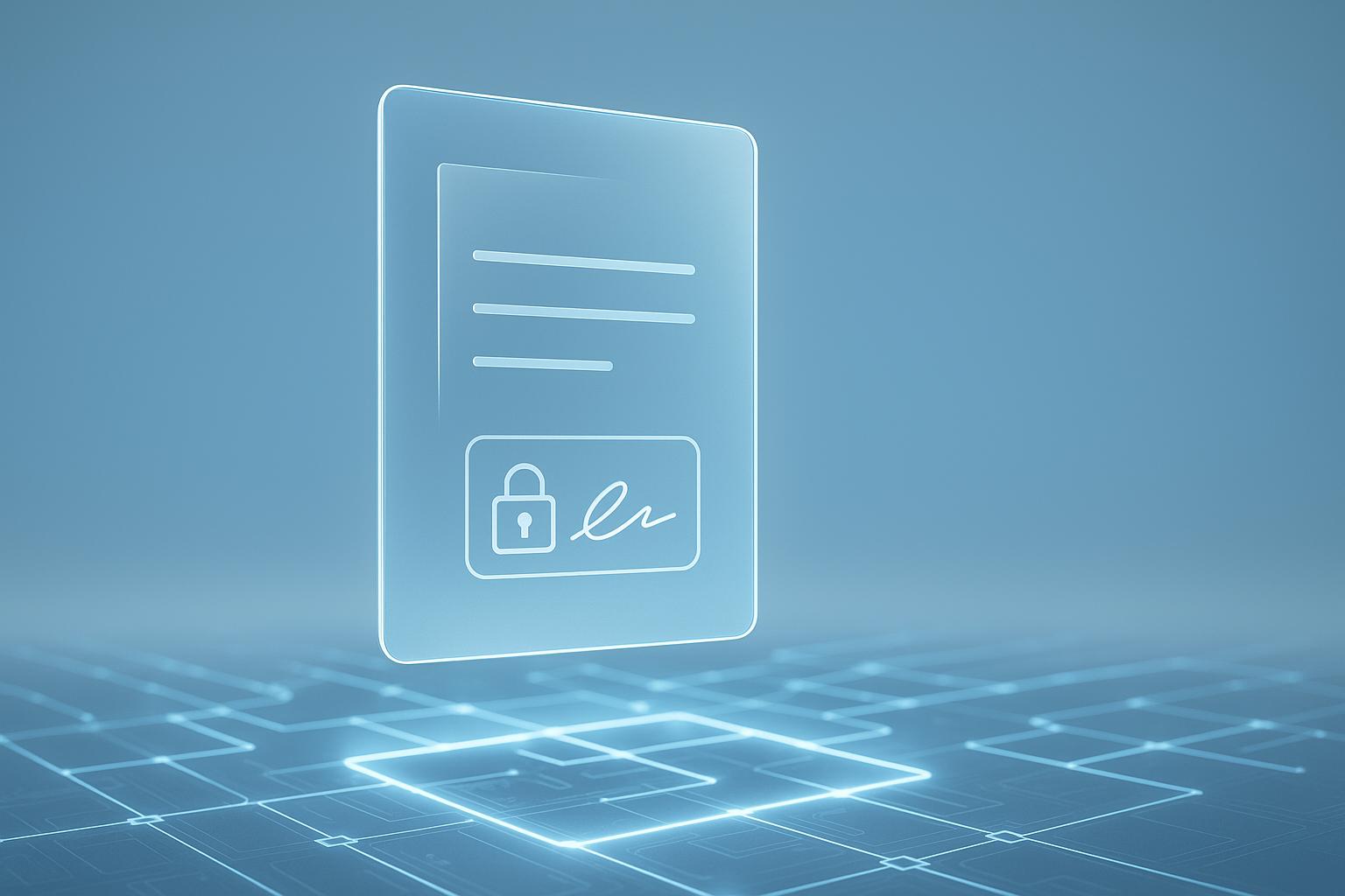 How Blockchain Meets Regulatory Standards for eSignatures